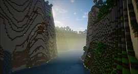 Giant mountains in minecraft